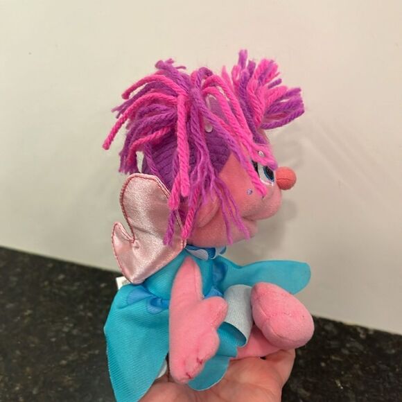 Sesame Street Abby Cadabby Mini Plush Doll 2013 Hasbro Pink Fairy - Picture 4 of 6